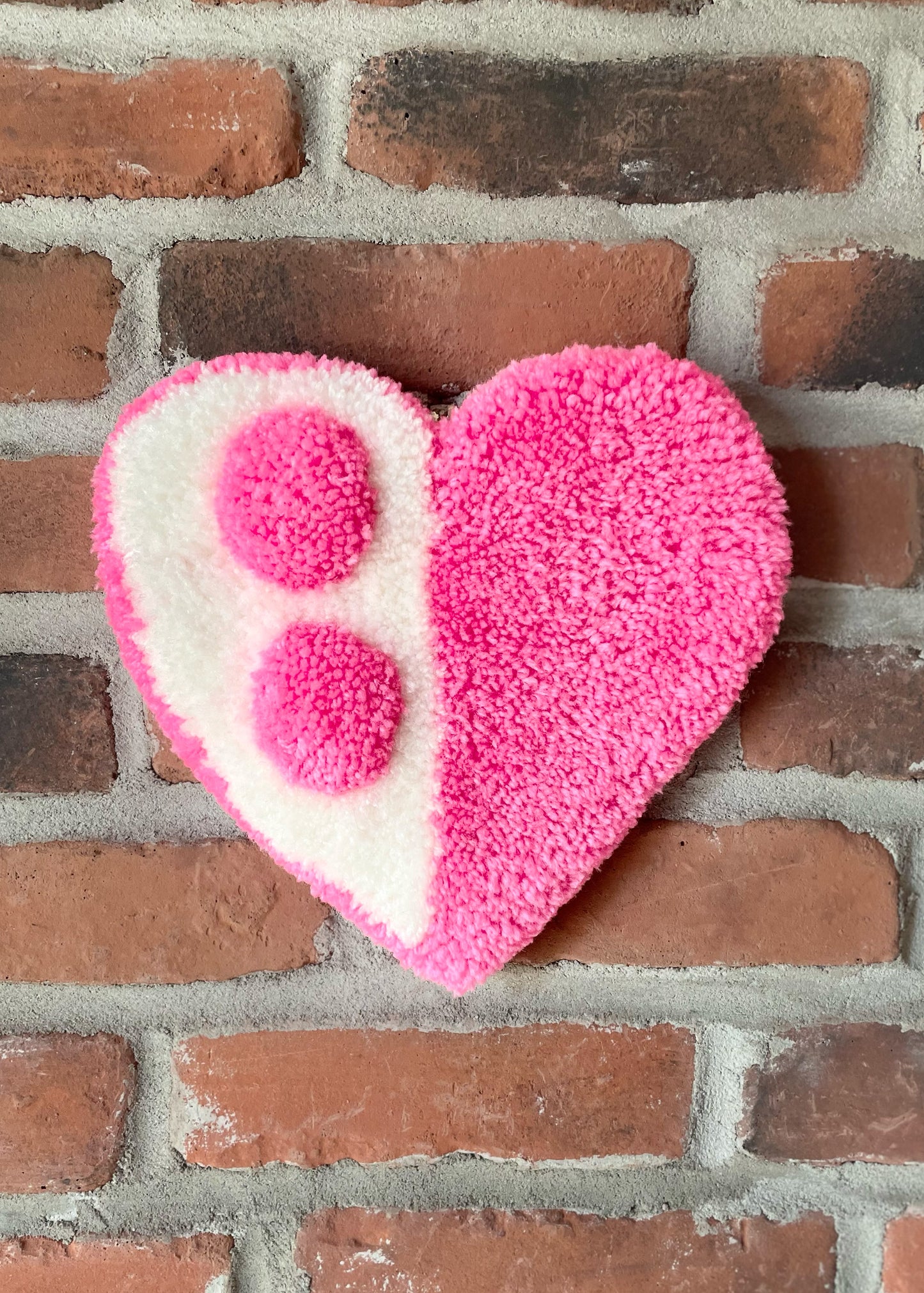 Mini tapis touffeté / Décor maison - Édition limité St-Valentin