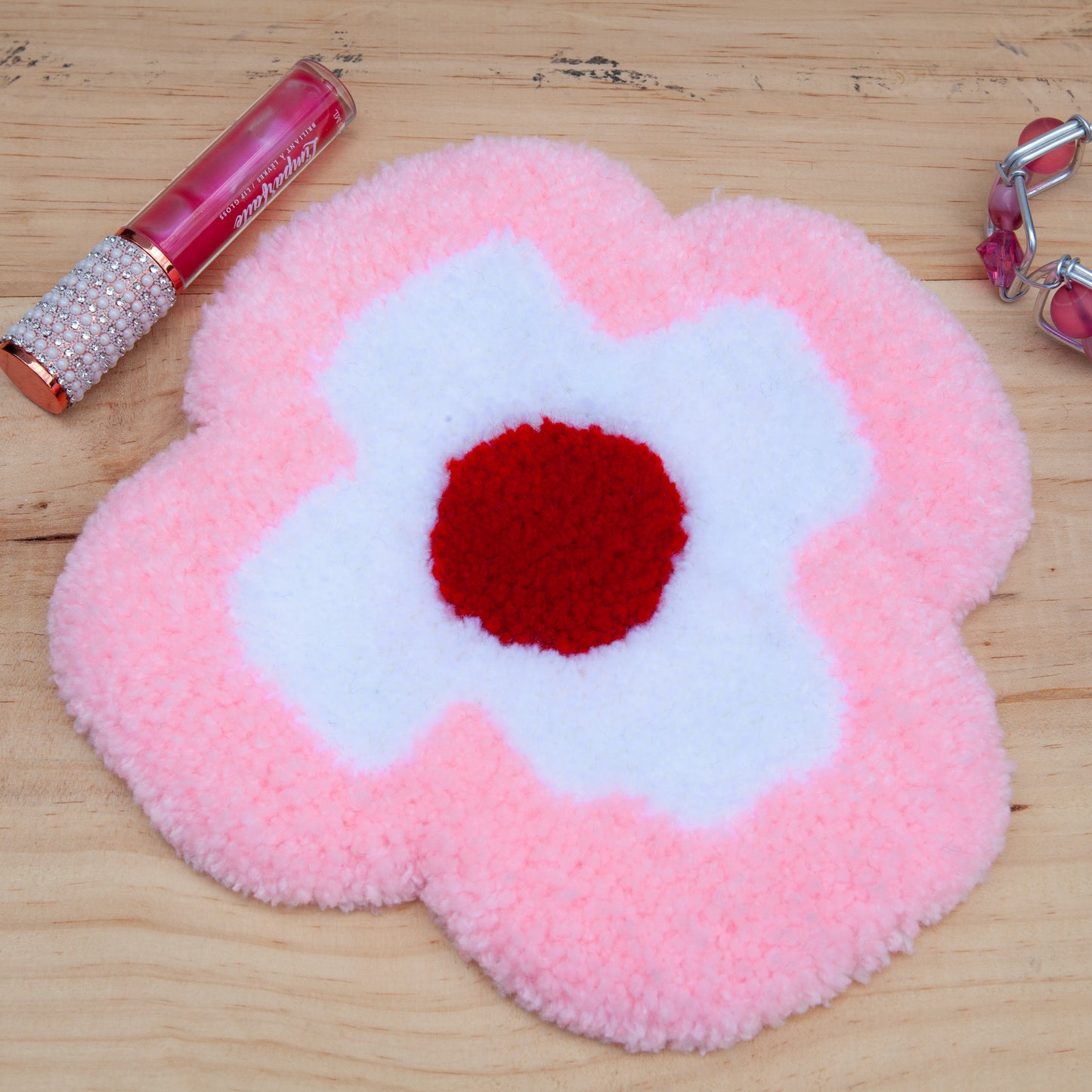 Tufted handmade coasters - Vibrant colors