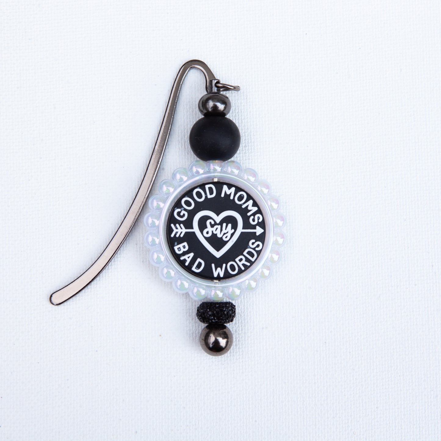 Signet décoré avec perles - Fait à la main - Accessoire de lecture