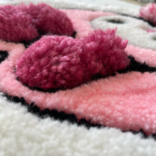 Tufted Wall Rug with Matching Coaster – Limited Edition - Home Decor