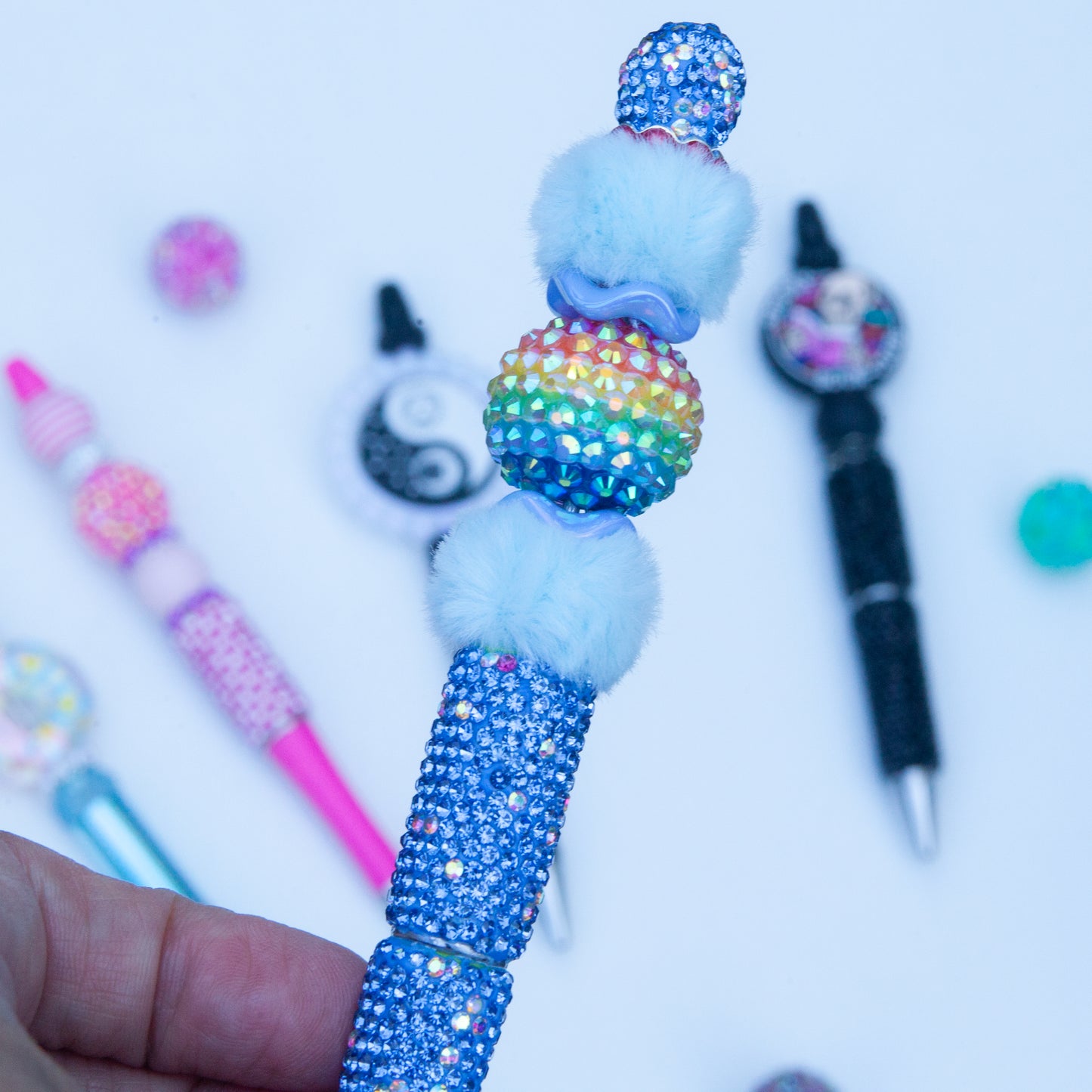Stylos à billes perlés – Mignons, brillants et faits à la main avec amour!