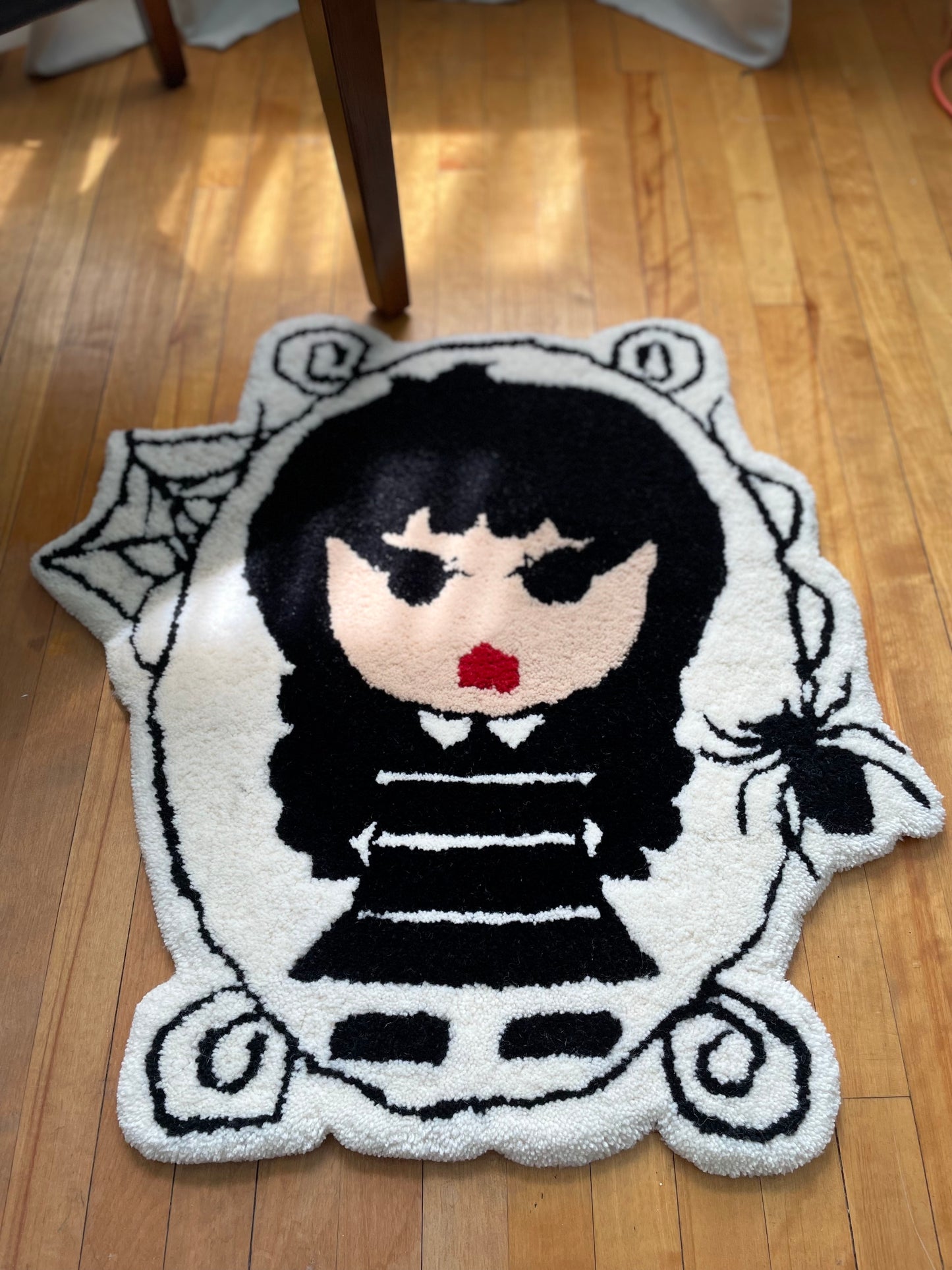 Tapis fait à la main unique en son genre - 100% pure laine - Déco maison
