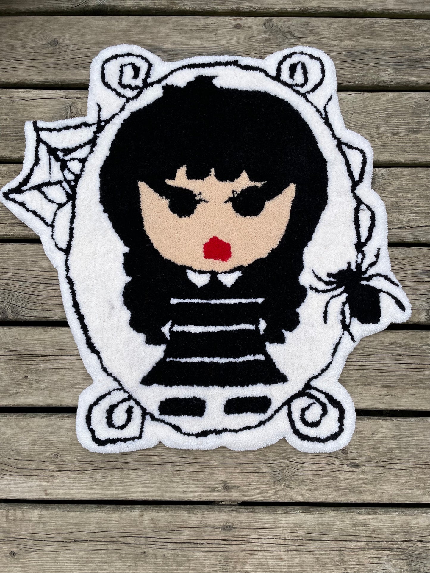 Tapis fait à la main unique en son genre - 100% pure laine - Déco maison