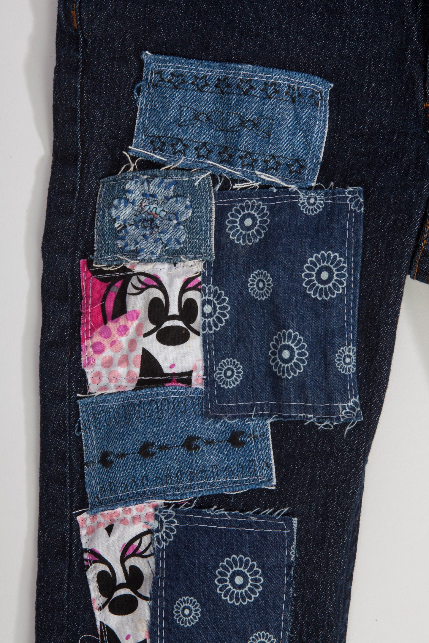 Pantalon pour enfants en denim surcyclé - 9-10 ans
