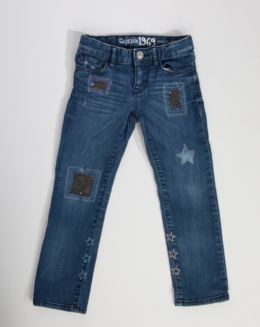 Upcycled Kids Jeans - 5 years