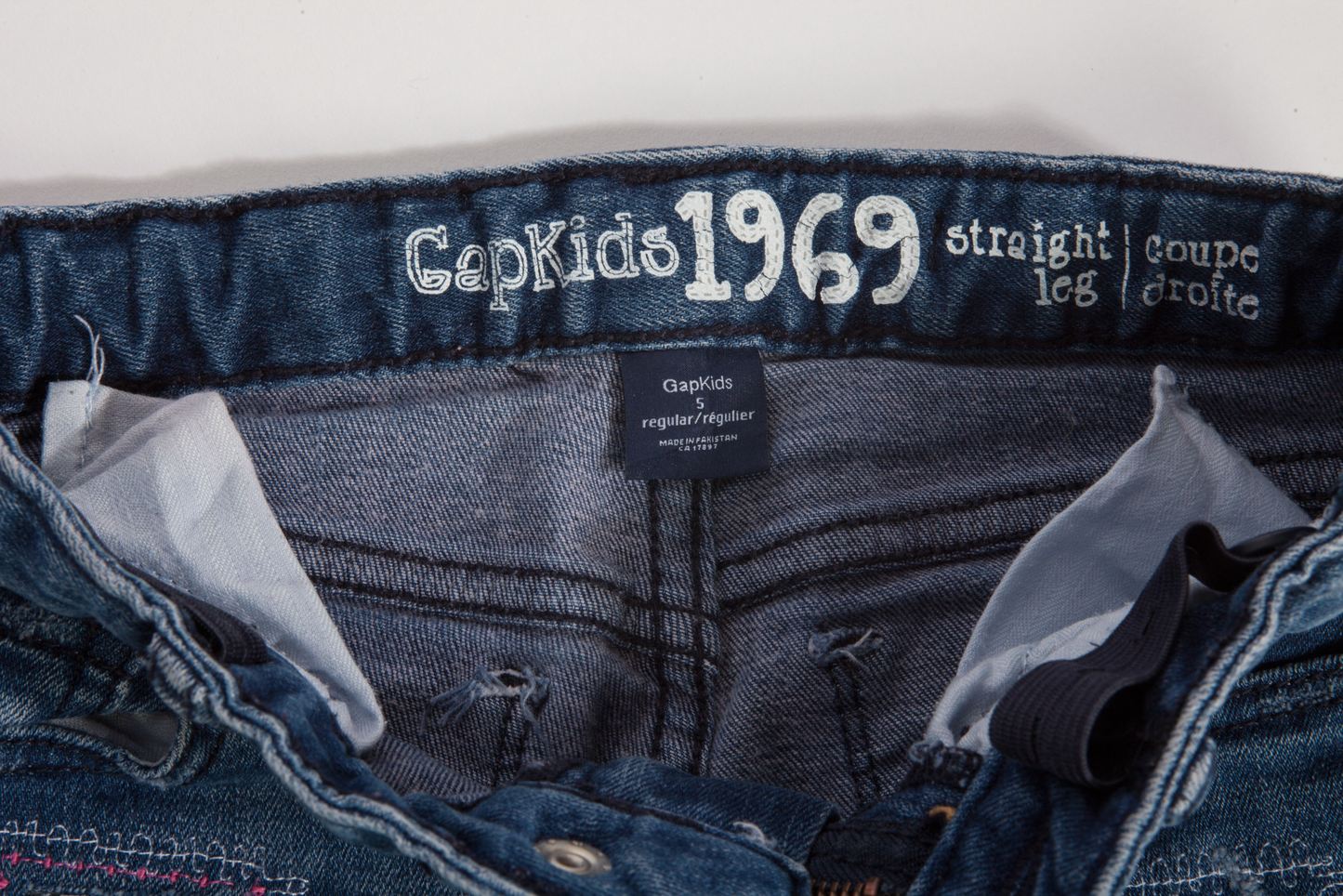 Pantalon pour enfants en denim surcyclé - 5ans
