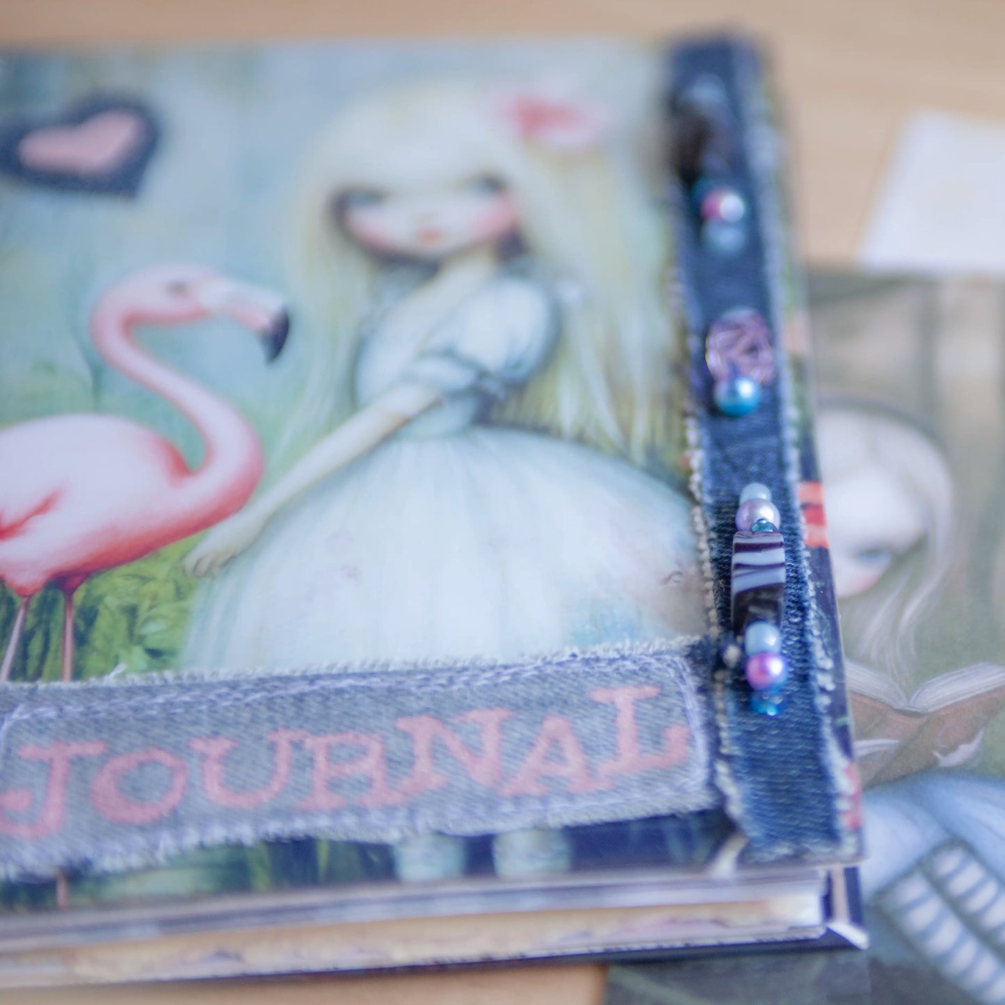 ALICE IN PAPERLAND - JOURNAL - HANDMADE - JUNK JOURNAL