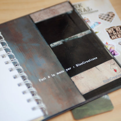 ALICE IN PAPERLAND - JOURNAL - HANDMADE - JUNK JOURNAL