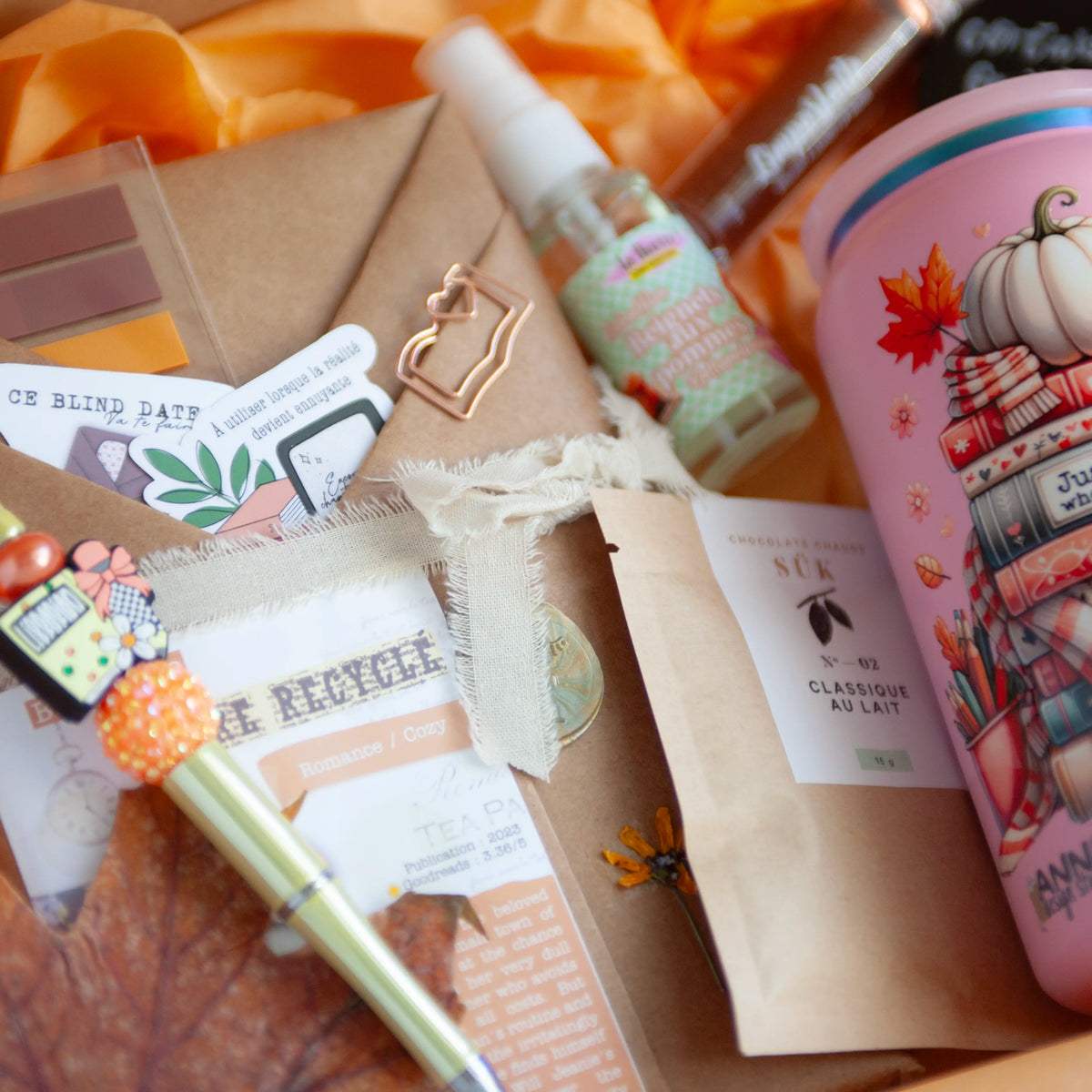 Cozy Autumn Reading Box - Second hand book