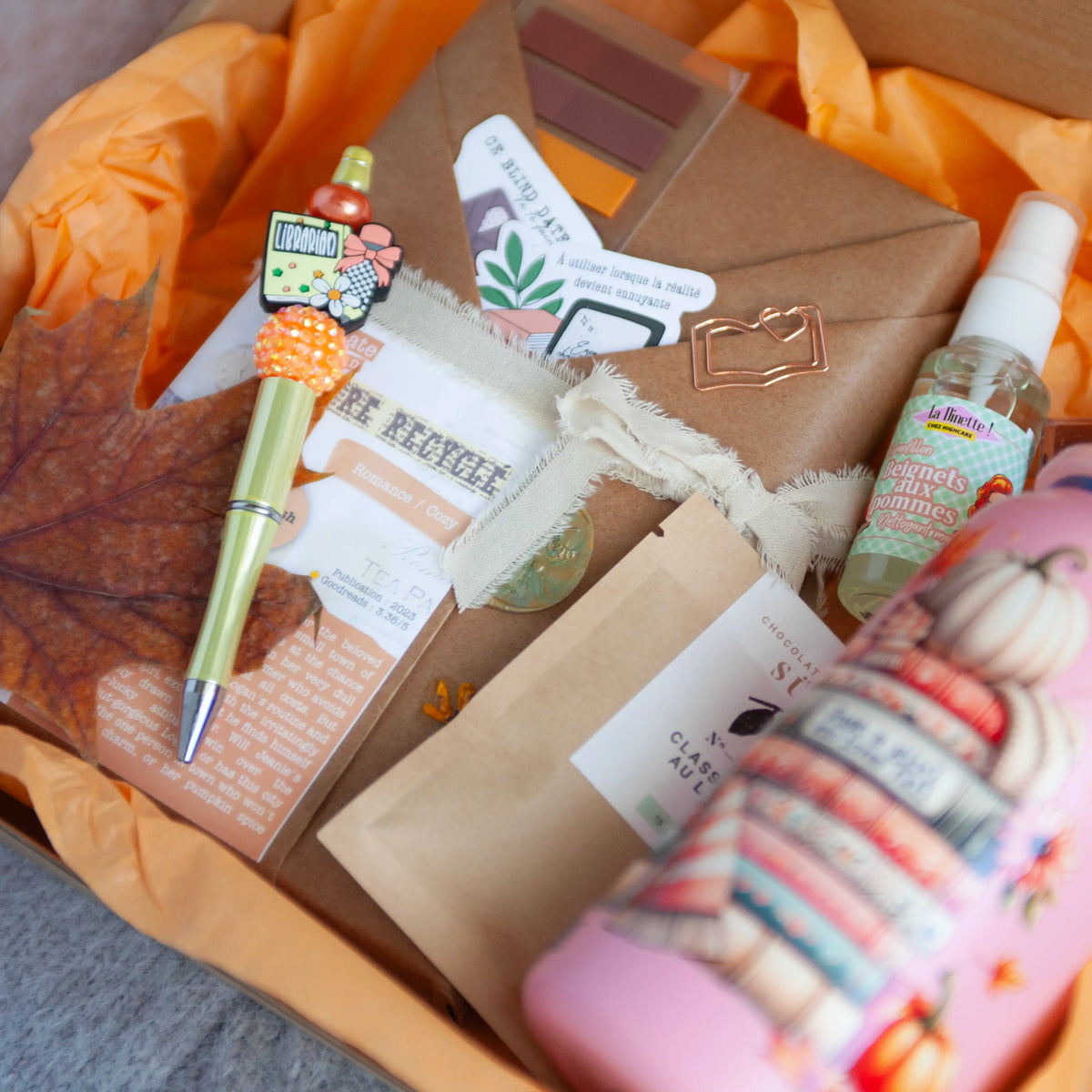 Cozy Autumn Reading Box - Second hand book
