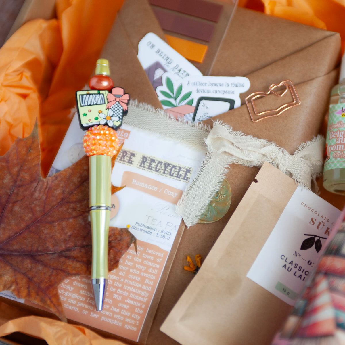 Cozy Autumn Reading Box - Second hand book