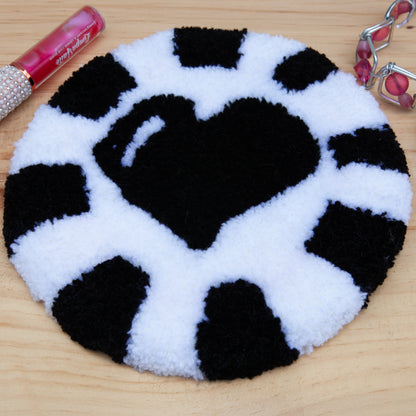 Tufted handmade coasters - Vibrant colors
