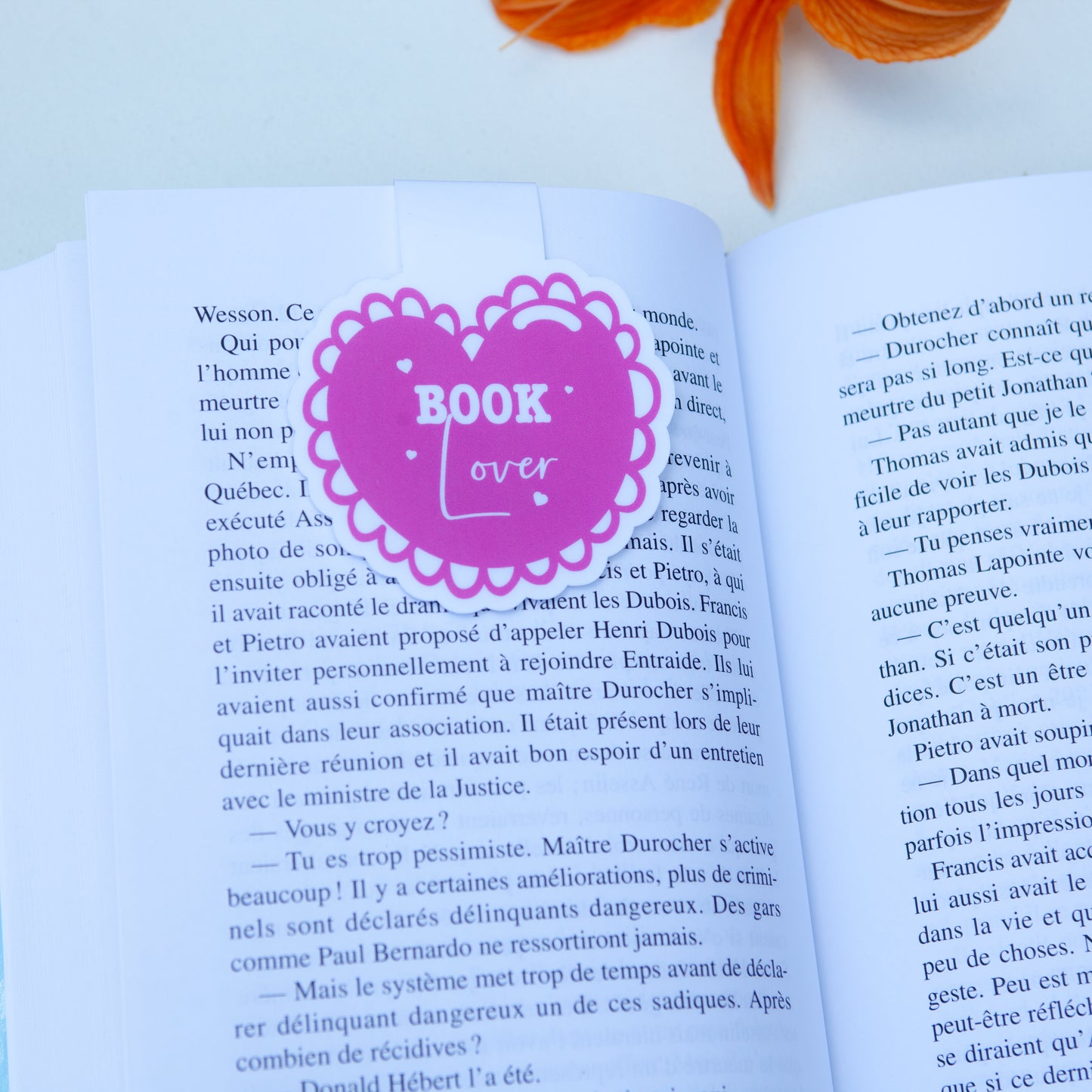 Signet magnétique stylé - Fait main - Amateurs de lecture - Cadeau parfait 