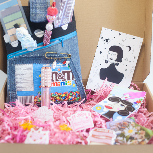 Chapters & Candy Cravings Bundle - Blind date with a book - Canadian Authors - Fabric Book Sleeve