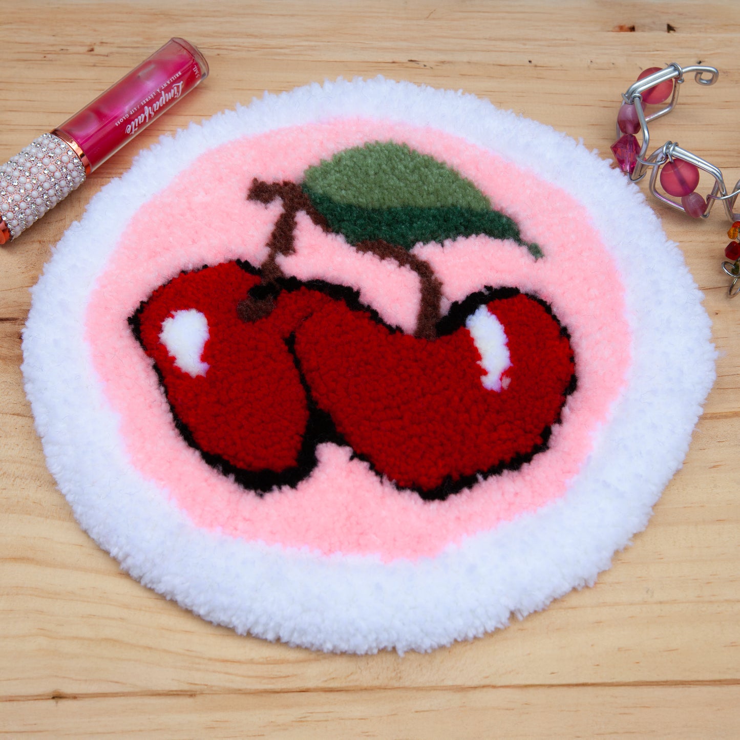 Tufted handmade coasters - Vibrant colors