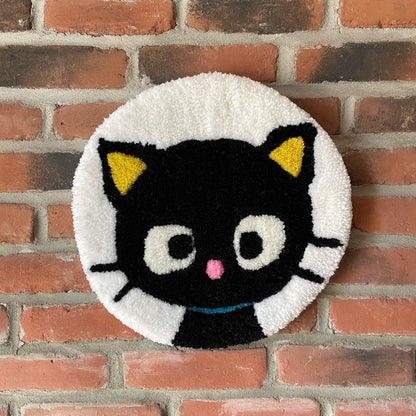 Tufted Wall Rug with Matching Coaster – Limited Edition - Home Decor - Handmade