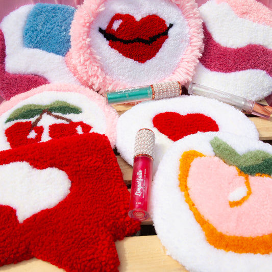 Tufted handmade coasters - Vibrant colors