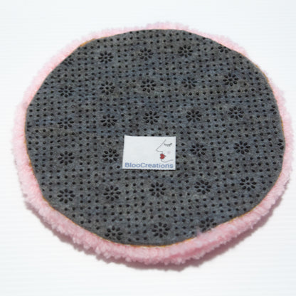 Tufted handmade coasters - Vibrant colors