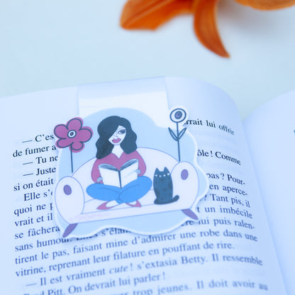 Signet magnétique stylé - Fait main - Amateurs de lecture - Cadeau parfait 