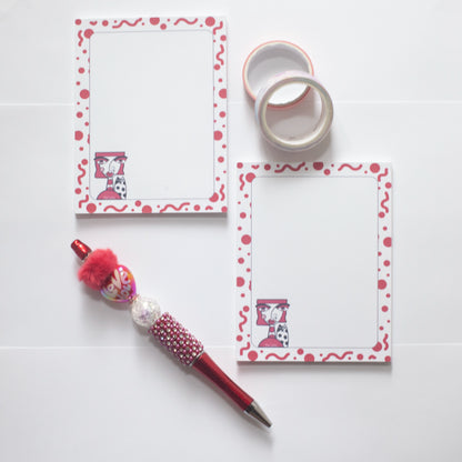 Mini bloc-notes faits main – Format de poche - MIss Polka Dots