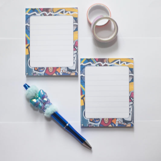 Mini bloc-notes faits main – Format de poche - Graffiti