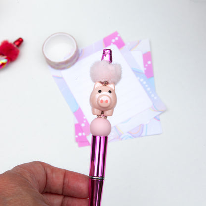 Stylos à billes perlés – Mignons, brillants et faits à la main avec amour!