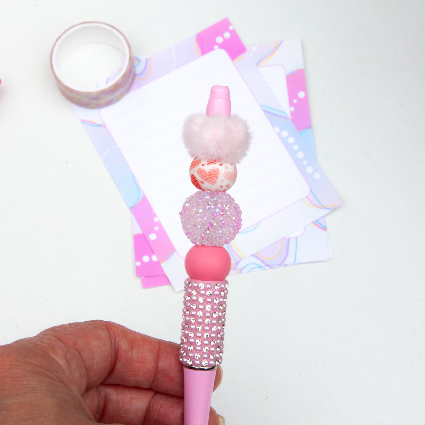 Stylos à billes perlés – Mignons, brillants et faits à la main avec amour!