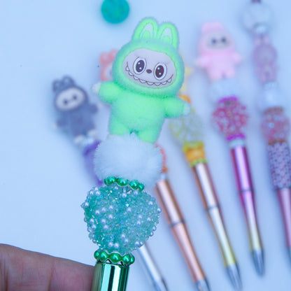 Stylos à billes perlés – Figurine - Mignons, brillants et faits à la main avec amour!