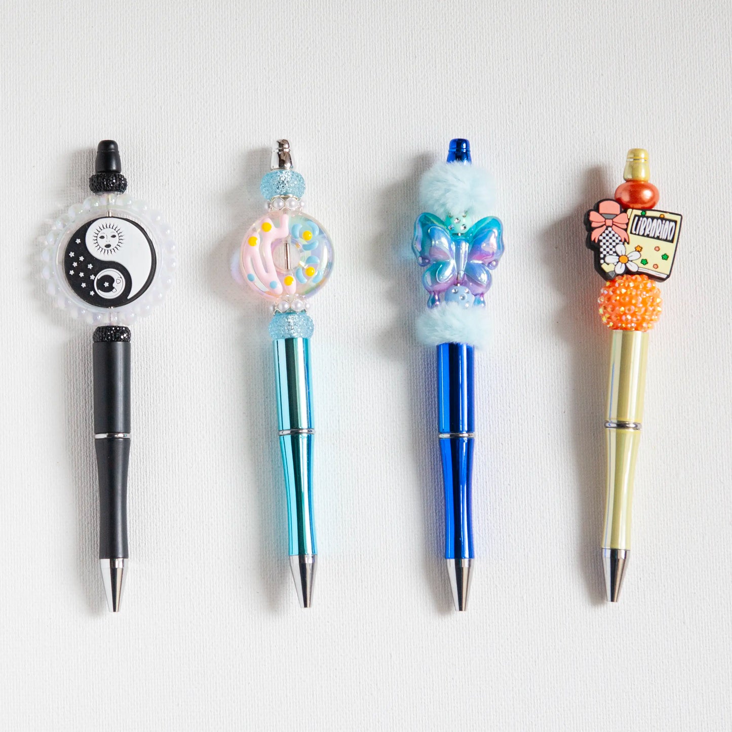 Stylos à billes perlés – Mignons, brillants et faits à la main avec amour!