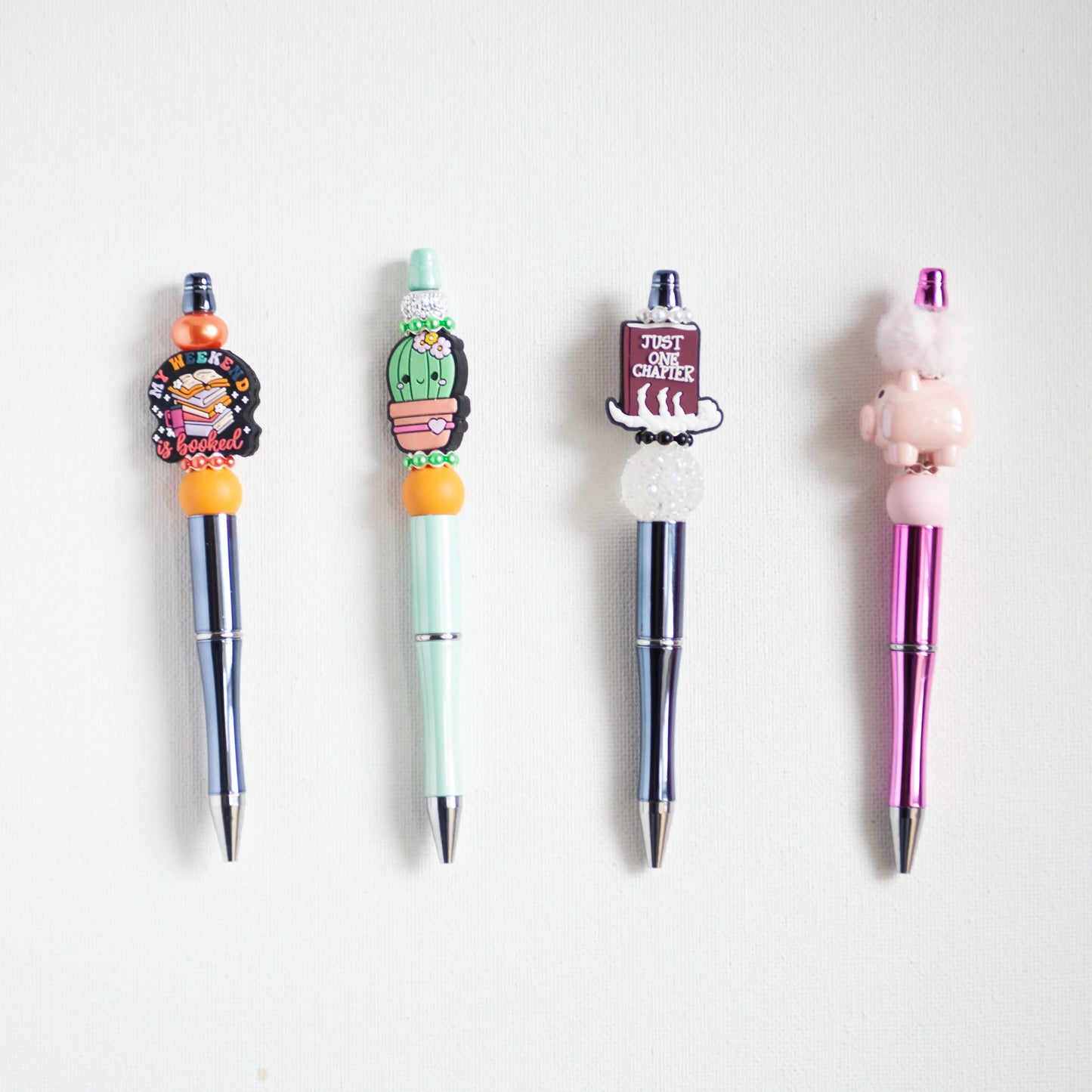 Stylos à billes perlés – Mignons, brillants et faits à la main avec amour!