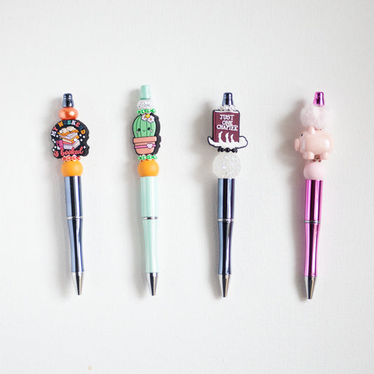 Stylos à billes perlés – Mignons, brillants et faits à la main avec amour!