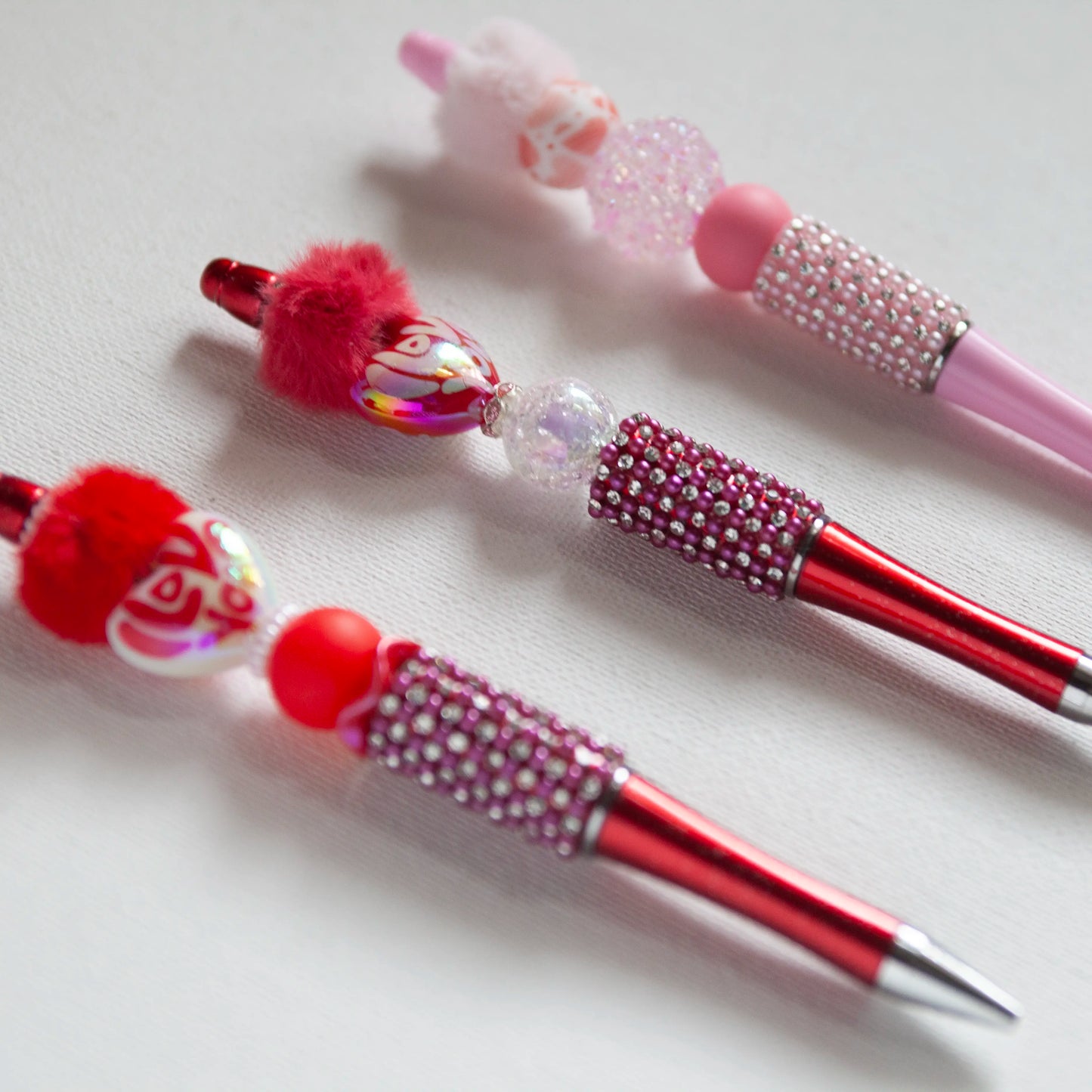Stylos à billes perlés – Mignons, brillants et faits à la main avec amour!