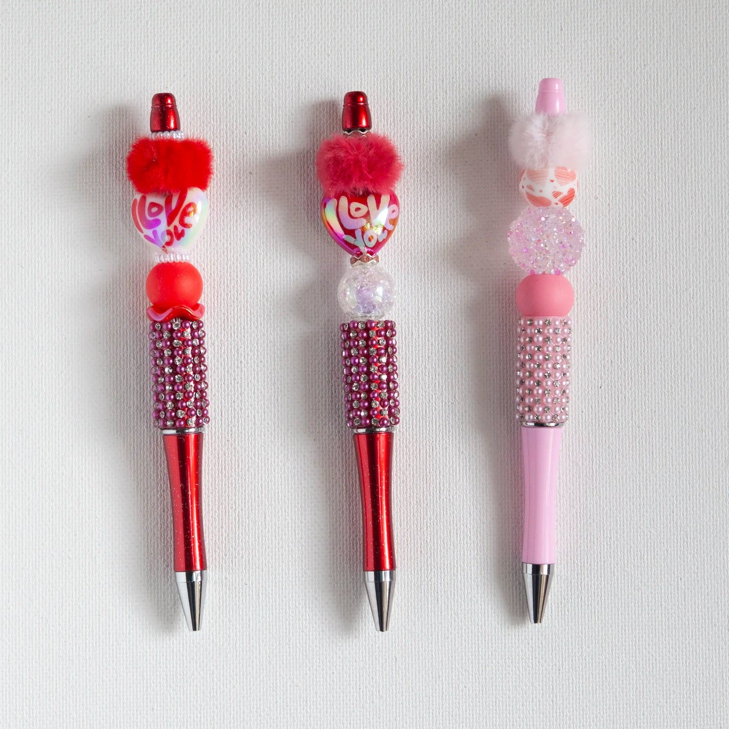 Stylos à billes perlés – Mignons, brillants et faits à la main avec amour!