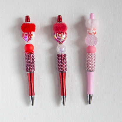 Stylos à billes perlés – Mignons, brillants et faits à la main avec amour!