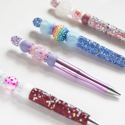 Stylos à billes perlés – Mignons, brillants et faits à la main avec amour!