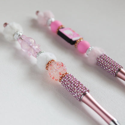 Stylos à billes perlés – Mignons, brillants et faits à la main avec amour!