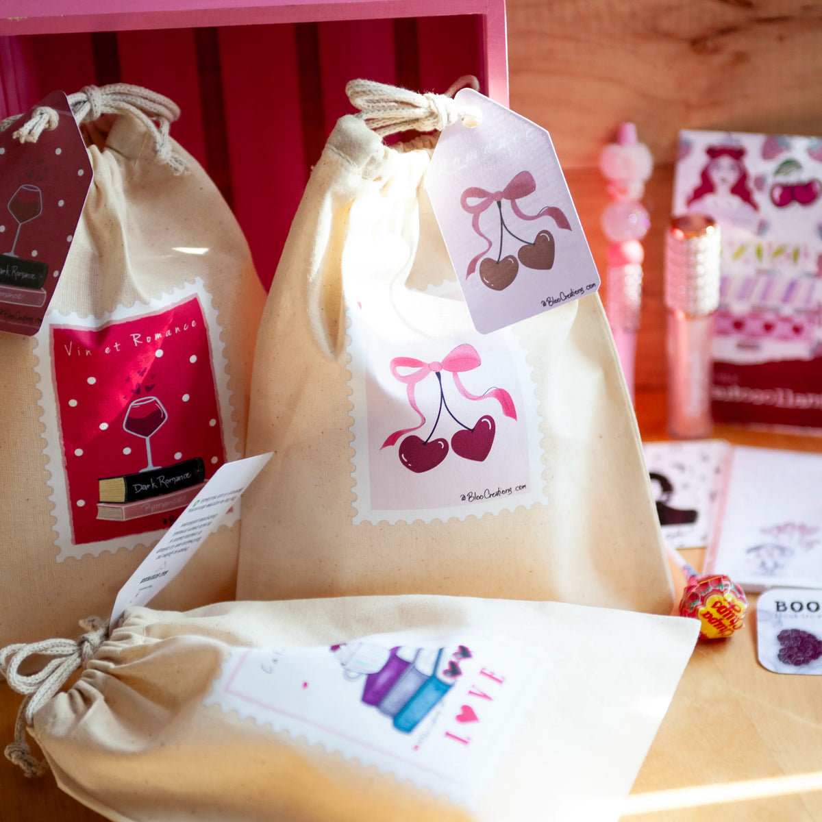 Sac surprise littéraire - 100% cotton - Sac réutilisable