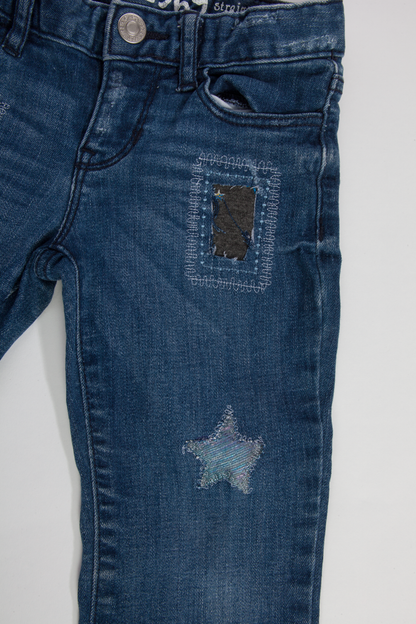 Pantalon pour enfants en denim surcyclé - 5ans